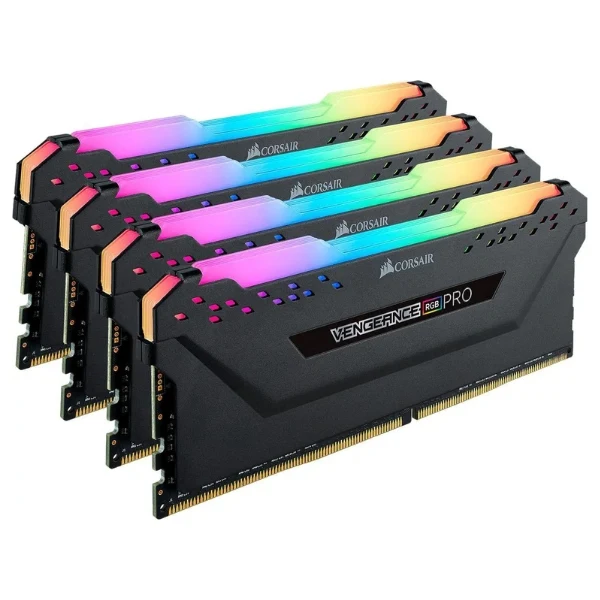 Memoria RAM Corsair Vengeance RGB Pro 64GB (4x16GB) DDR4 3200MHz PC4-25600 CL16 Quad Channel – Para PC