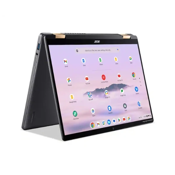 Laptop Acer Chromebook Plus Spin 714 Google AI Touchscreen Intel Core Ultra 5 115U (4.2GHz) 8 GB RAM 256 GB SSD 14" Intel Graphics Chrome OS - Steel Gray
