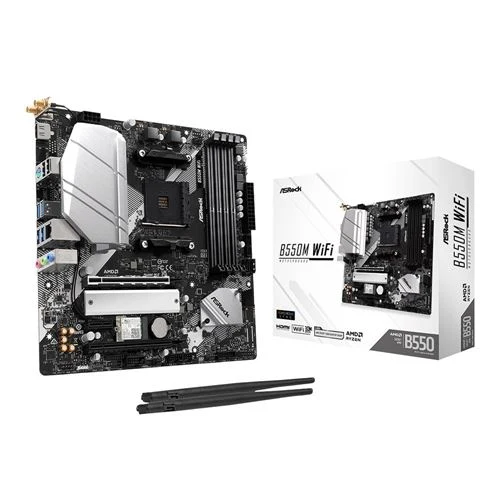 Tarjeta Madre ASRock B550M WIFI AM4 ATX