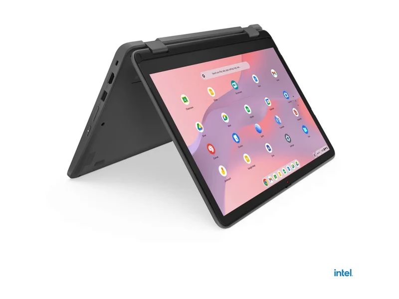 Laptop Lenovo 500e Yoga Chromebook Gen-4 82W4, Intel N-Series N100 4 Núcleos, 8GB DDR5, 64 GB