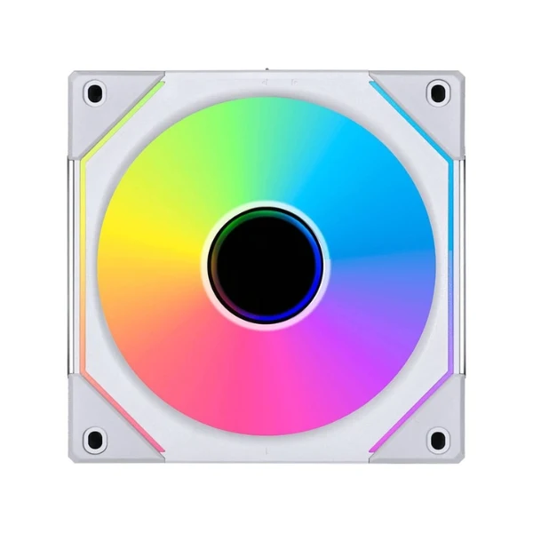 Fan Cooler Lian Li UNI FAN SL-INF LCD FLEX Fluid Dynamic Bearing 120mm - Blanco - RGB - 3 Pack