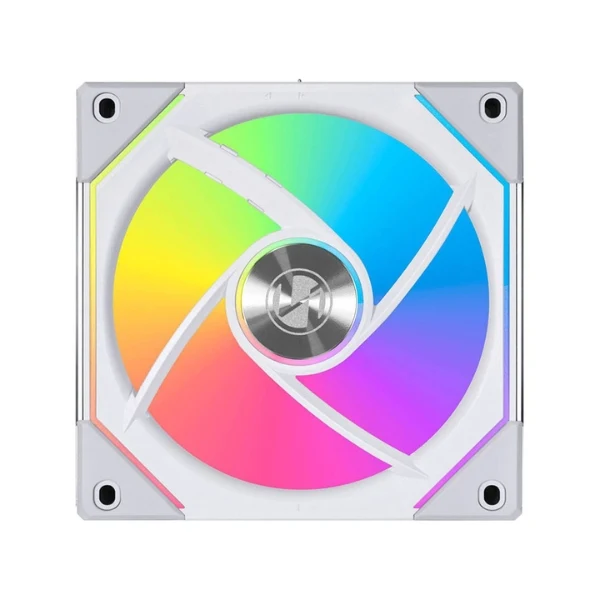 Fan Cooler Lian Li UNI FAN SL-INF LCD FLEX Fluid Dynamic Bearing 120mm - Blanco - RGB - 3 Pack