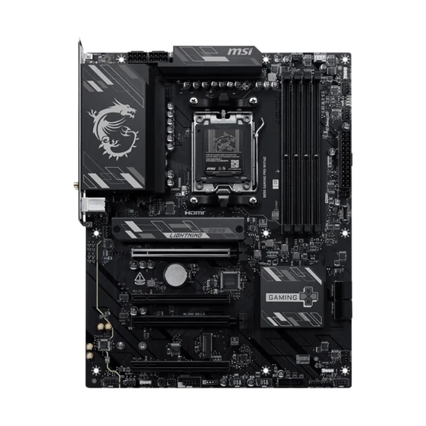 Kit para PC: Procesador AMD Ryzen 5 7600X 6 Núcleos 4.7GHz 32MB Cache + Tarjeta Madre MSI B850 Gaming Pro WiFi6E Socket AM5 DDR5 ATX + Memoria RAM G.Skill 16 GB DDR5-6000 Black