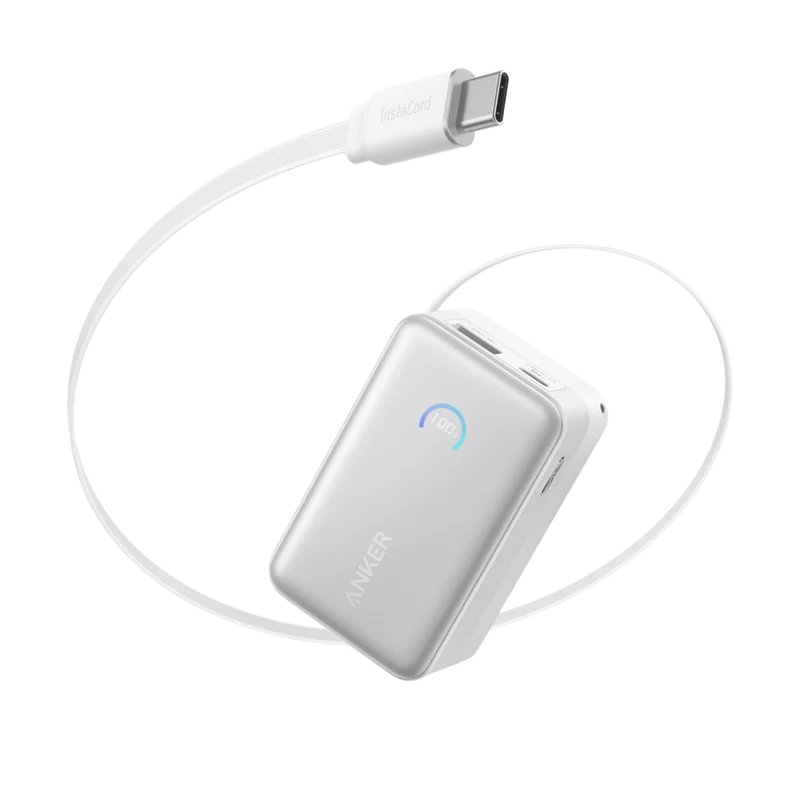Power Bank Anker Nano 10K 45W USB-C Retráctil
