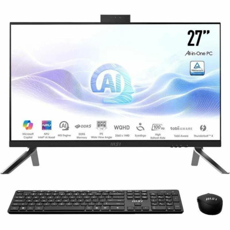 Todo en Uno MSI Modern MODERN AM273Q AI 1UM-038US, Intel Core Ultra 7 155H 16 Núcleos, 32GB DDR5, 1 TB PCI Express NVMe SSD, Arc Graphics