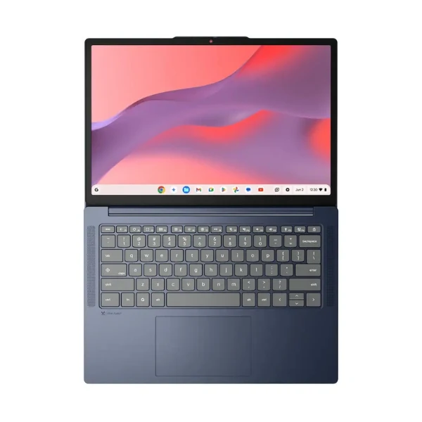 Laptop Lenovo IdeaPad Slim 3 Chromebook Touchscreen MediaTek Kompanio 540 (2GHz) 4 GB RAM 64 GB eMMC 14" MediaTek Integrated Graphics Chrome OS - Cosmic Blue