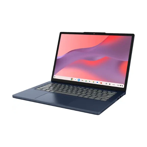 Laptop Lenovo IdeaPad Slim 3 Chromebook Touchscreen MediaTek Kompanio 540 (2GHz) 4 GB RAM 64 GB eMMC 14" MediaTek Integrated Graphics Chrome OS - Cosmic Blue