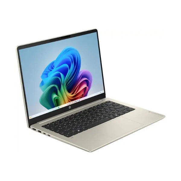 Laptop HP OmniBook 3 Copilot+ PC Touchscreen Snapdragon X X1-26-100 (2.97GHz) 16 GB RAM 512 GB SSD 14" Qualcomm Adreno Win 11 Home - Warm Gold
