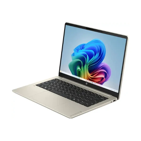 Laptop HP OmniBook 3 Copilot+ PC Touchscreen Snapdragon X X1-26-100 (2.97GHz) 16 GB RAM 512 GB SSD 14" Qualcomm Adreno Win 11 Home - Warm Gold