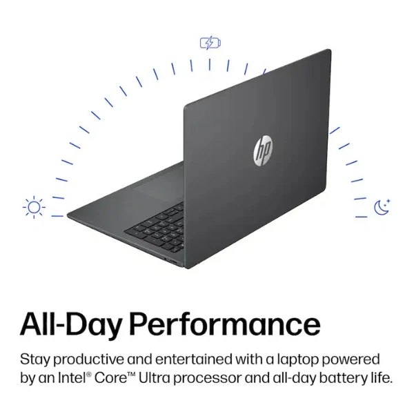 Laptop HP OmniBook 3 Touchscreen Intel Core Ultra 5 225U (4.8GHz) 16 GB RAM 512 GB SSD 16" Intel Graphics Win 11 Home - Mica Silver