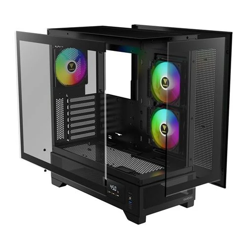 Case Gamdias ATLAS M1 RGB Tempered Glass ATX Mid-Tower