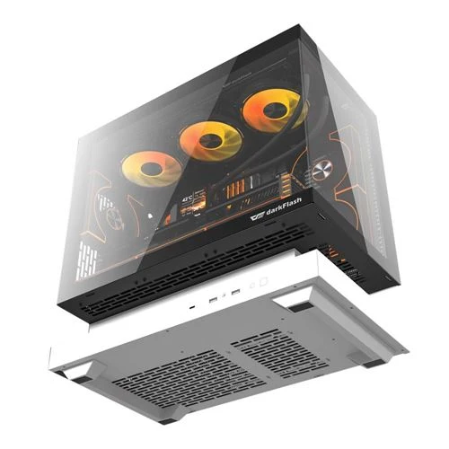 Case darkFlash FLOATRON F1 Tempered Glass microATX Mid-Tower