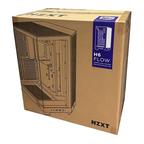 Case NZXT H6 Flow Tempered Glass ATX Mid-Tower