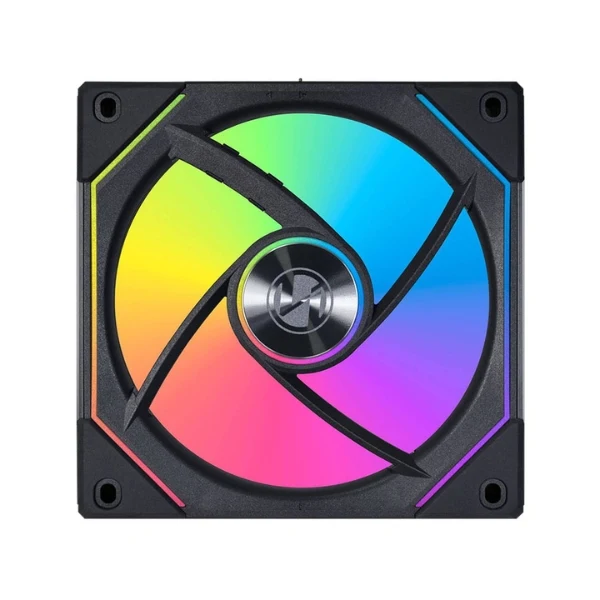 Fan Cooler Lian Li UNI FAN SL-INF LCD FLEX Fluid Dynamic Bearing 120mm - Negro - RGB - 3 Pack