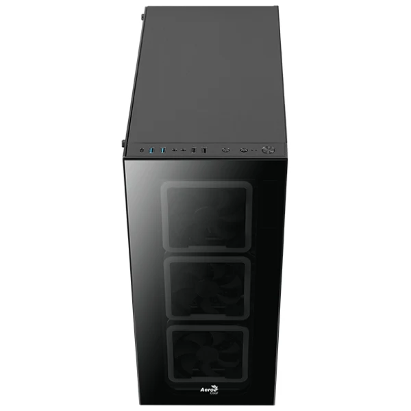 Case Aerocool Tor Pro Full Tower E-ATX RGB Negro - 2xUSB 3.0 + 2xUSB 2.0 - HD Audio - 4 Fan ARGB 14cm - Frontal y Lateral Vidrio Templado