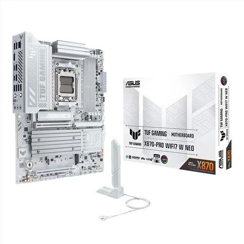 Tarjeta Madre ASUS X870-PRO TUF GAMING WIFI7 W NEO Socket AM5 DDR5 ATX