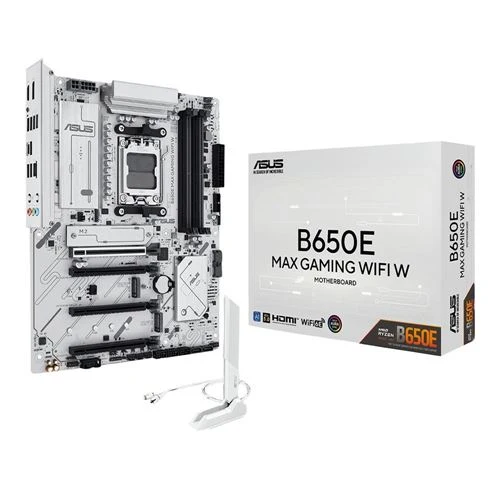 Tarjeta Madre ASUS B650E MAX GAMING WIFI White Socket AM5 DDR5 ATX