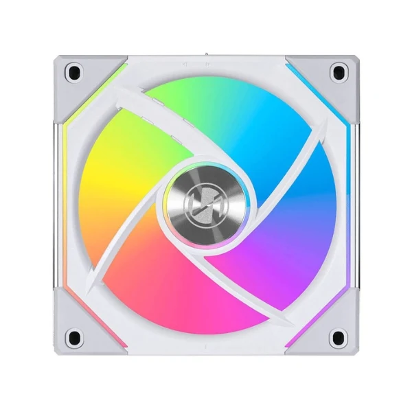 Fan Cooler Lian Li UNI FAN SL-INF LCD FLEX Fluid Dynamic Bearing 120mm - Blanco - RGB