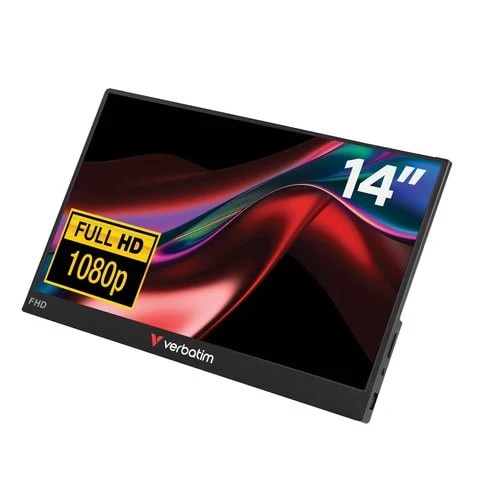 Monitor Verbatim PM-14 14" - Full HD 1080p - Portátil con USB-C
