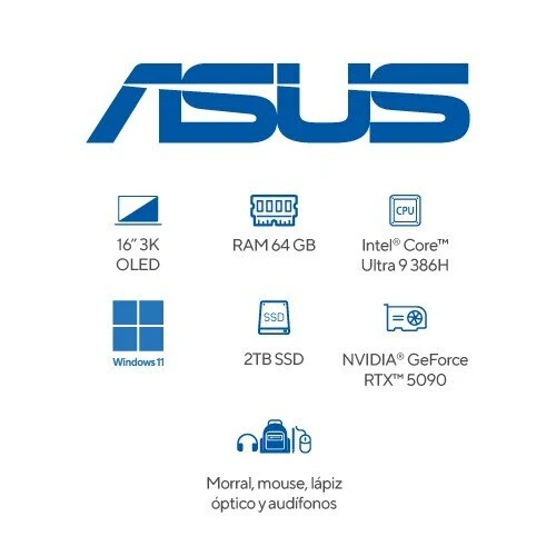 Laptop ASUS ROG Zephyrus Duo 16 GX651AX 16" - Intel Core Ultra 9 386H - 64GB - 2TB SSD