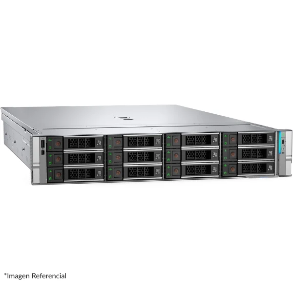 Servidor Dell PowerEdge R570 Rack 2U - Intel Xeon 6 Performance 6511P 16-Core - 32GB DDR5 - 2x960GB SSD SATA - 12 Bahías Hot Plug - H965i