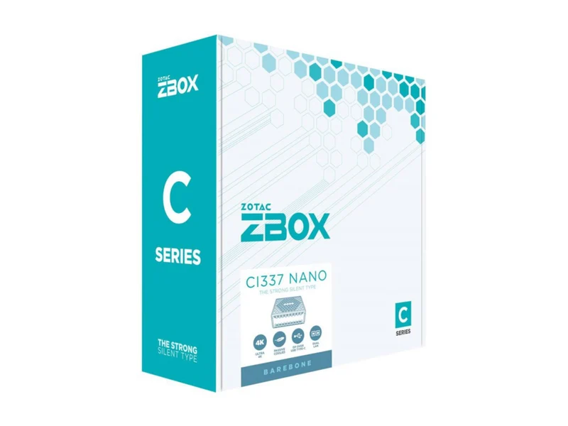 Mini PC ZOTAC ZBOX C Series CI337 nano, Intel N-Series N100 4 Núcleos, 0GB DDR5