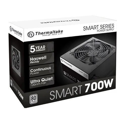 Fuente de Poder Thermaltake Smart Series 700W 80 Plus ATX No Modular