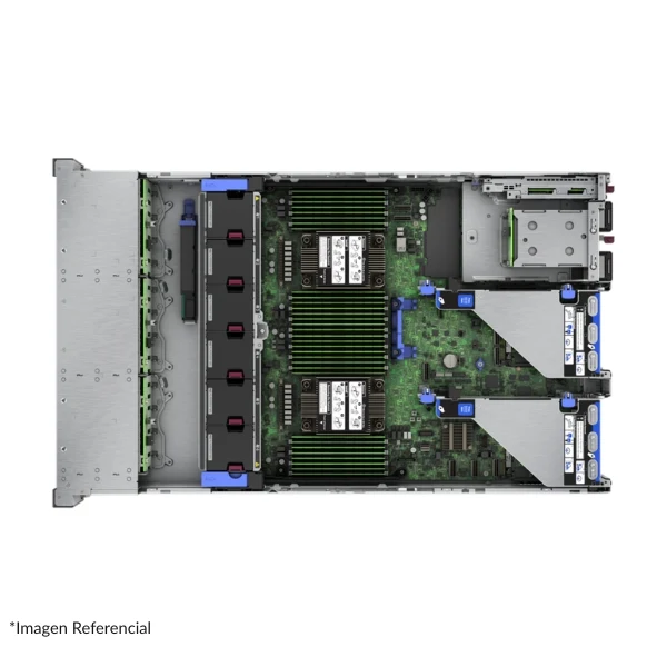 Servidor HPE ProLiant DL380 Gen11 - 2x Intel Xeon Gold 6530 32-Core - 128GB DDR5 - 2x960GB NVMe SSD U.3 - 8xSFF Tri-Mode - MR408i-o - Fuente 1600W