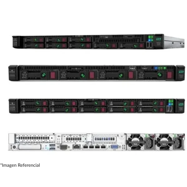 Servidor HPE Hitachi HA8000V / ProLiant DL360 Gen10 - 2x Intel Xeon Gold 6130 16-Core - 256GB RAM - 2x300GB SAS - P408i-a - 10Gb SFP+