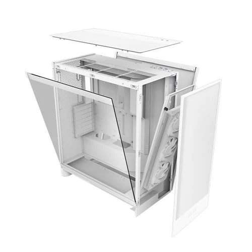 Case NZXT H7 Flow RGB Tempered Glass ATX Mid-Tower