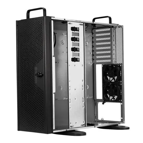 Case SilverStone RM44 eATX 4U Server Chassis - Black