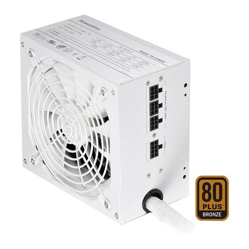 Fuente de Poder PowerSpec 650W 80 Plus Bronze ATX Semi Modular Blanca