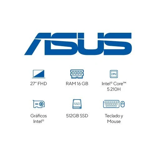 All in One Asus V470VAK-WPE2530 27" - Intel Core 5 210H - 16GB - 512GB SSD