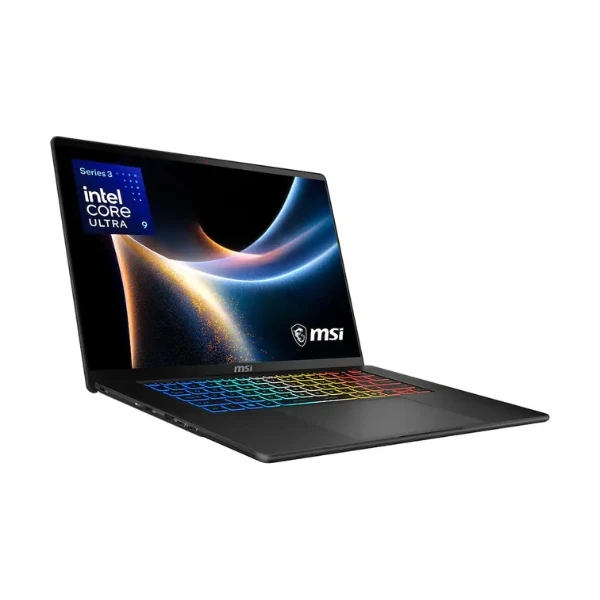 Laptop MSI Stealth 16 AI+ Intel Core Ultra 9 386H (1.6GHz) 32 GB RAM 1 TB SSD 16" NVIDIA GeForce RTX 5060 8 GB GDDR7 Win 11 Home - Charcoal Black