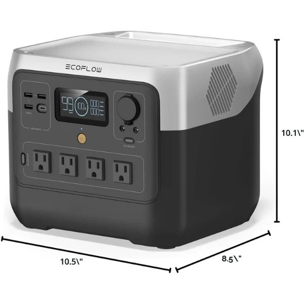 Estación de Energía Portátil EcoFlow RIVER 2 Pro, 768 Wh, 1600 W