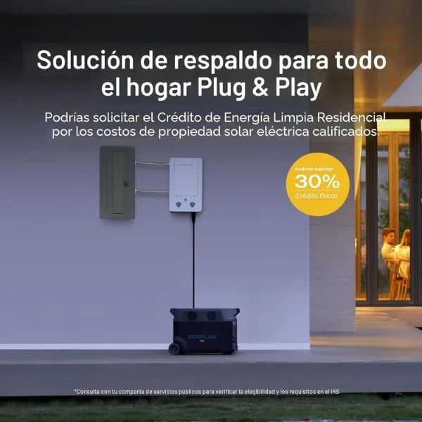 Estación de Energía Portátil EcoFlow DELTA Pro, 3600 Wh, 4500 W