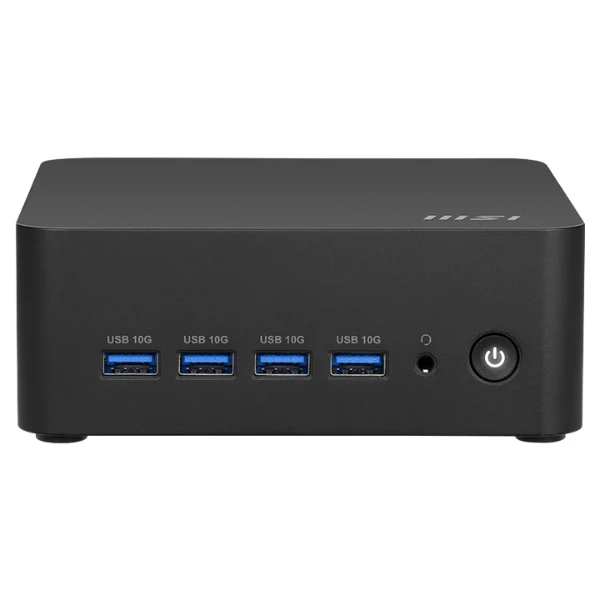 Mini PC - MSI - CUBI Z AI 8M-024BUS-BAR78 - Ryzen 7 / Ryzen 9 - Memoria Max 64GB - Ranuras para 2 SSD (Máx. 4TB) - Soporta hasta 4 monitores 4K - 6 USB - 2 HDMI - 2 USB-C - 2 LAN - AI-Powered