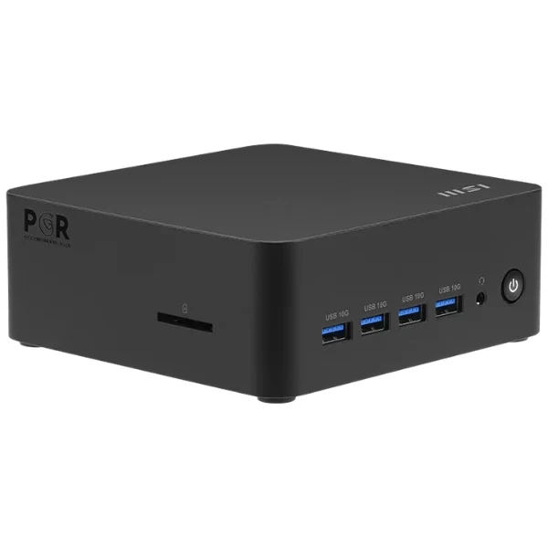 Mini PC - MSI - CUBI Z AI 8M-024BUS-BAR78 - Ryzen 7 / Ryzen 9 - Memoria Max 64GB - Ranuras para 2 SSD (Máx. 4TB) - Soporta hasta 4 monitores 4K - 6 USB - 2 HDMI - 2 USB-C - 2 LAN - AI-Powered