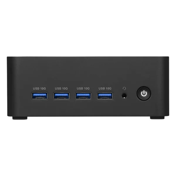 Mini PC - MSI - CUBI Z AI 8M-024BUS-BAR78 - Ryzen 7 / Ryzen 9 - Memoria Max 64GB - Ranuras para 2 SSD (Máx. 4TB) - Soporta hasta 4 monitores 4K - 6 USB - 2 HDMI - 2 USB-C - 2 LAN - AI-Powered