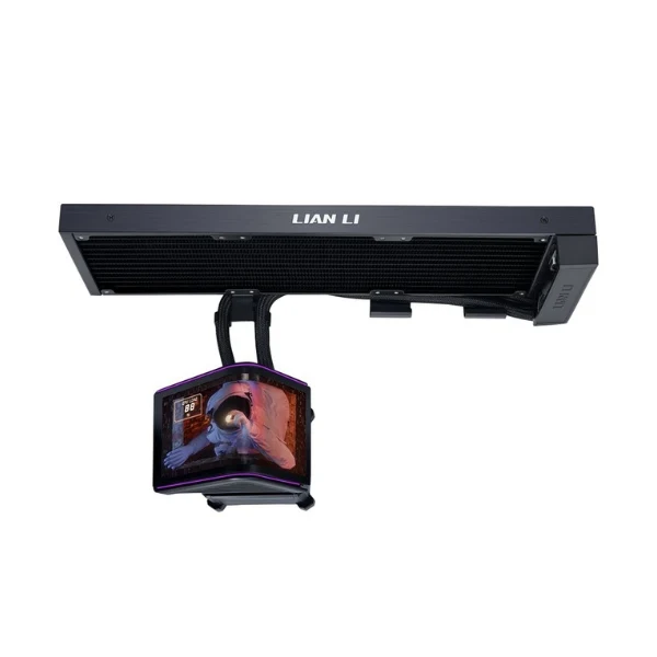 Enfriador Líquido Lian Li HydroShift II OLED Curved Fanless 360mm All in One - Negro