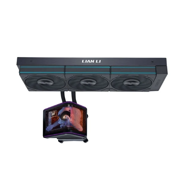 Enfriador Líquido Lian Li HydroShift II OLED Curved 360P28 360mm All in One - Negro