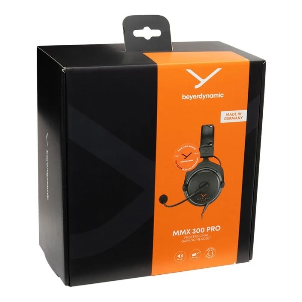 Audífonos Gamer Cableados beyerdynamic MMX 300 PRO - STELLAR.45 - Drivers 45mm Neodymium - Micrófono Cardioide - 730670