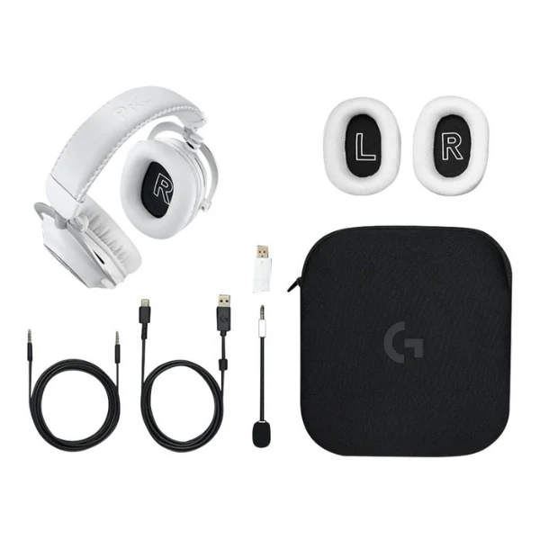 Audífonos Logitech G PRO X 2 LIGHTSPEED Wireless Gaming Headset - Blanco - 981-001268