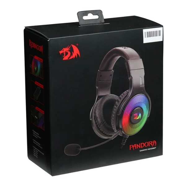 Audífonos Redragon H350 Lamia RGB Wired Gaming Headset - Negro - H350