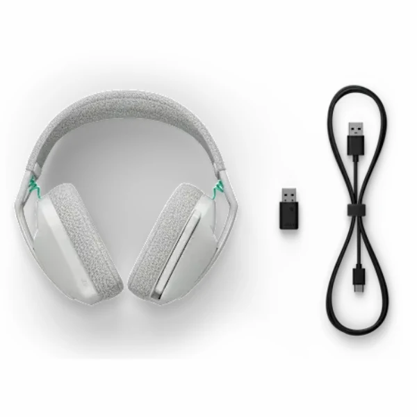 Audífonos Logitech G G321 Lightspeed Wireless Bluetooth Gaming Headset - Blanco - 981-001568