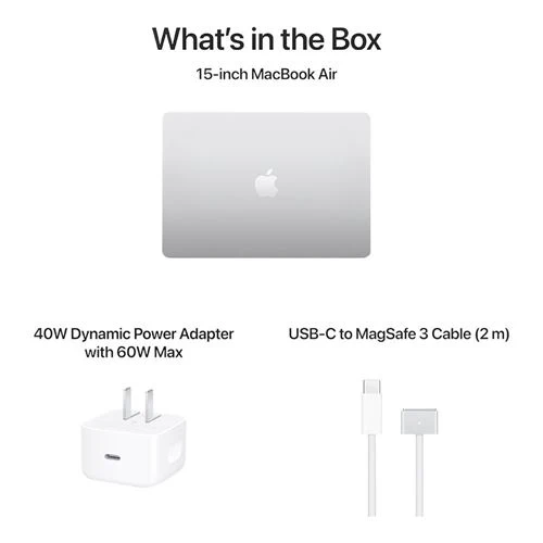 Laptop Apple MacBook Air 15.3 MDV94LL/A - Apple M5 10-Core - 16GB Unified Memory - 512GB SSD - GPU 10-Core - Silver