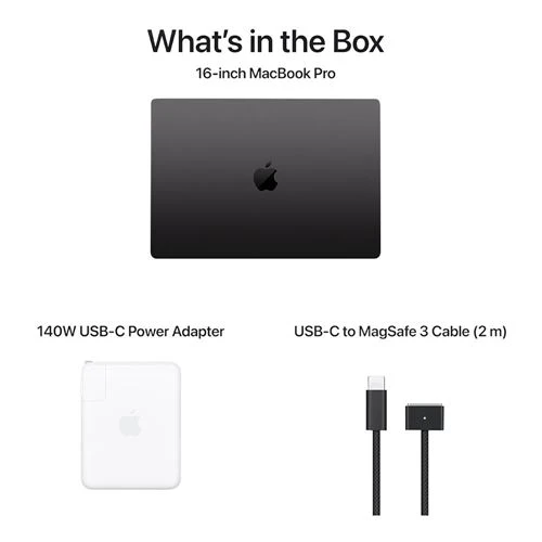 Laptop Apple MacBook Pro 16.2 Nano-Texture Z1MZ001AJ - Apple M5 Pro 18-Core - 48GB Unified Memory - 1TB SSD - GPU 20-Core - Space Black