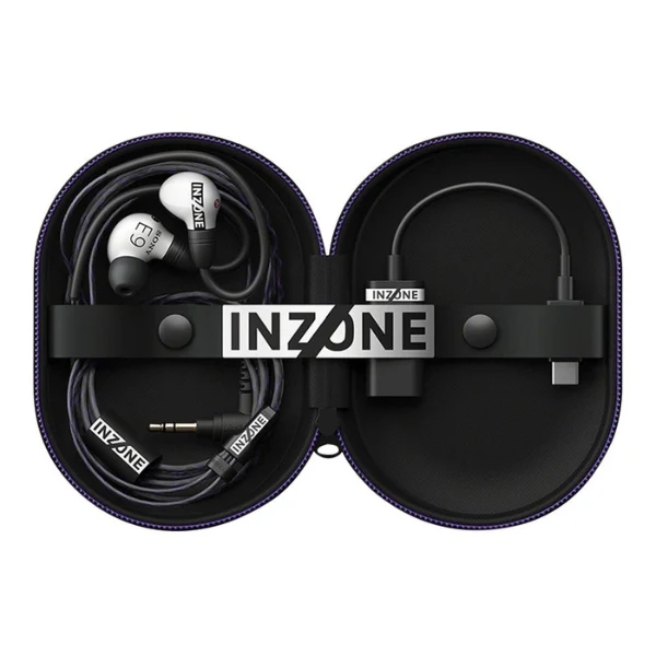 Audífonos In-Ear Gamer Cableados Sony INZONE E9 - Monitor Earbuds - 3.5mm - Audio 7.1 Virtual - IERG900W - Blanco