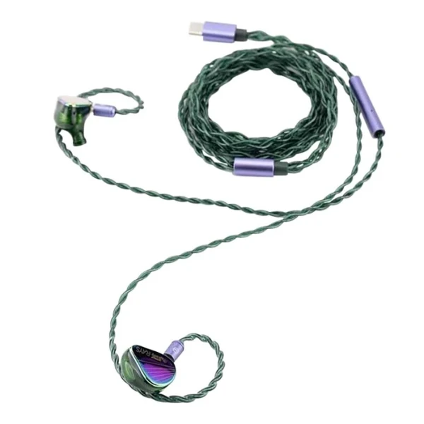 Audífonos In-Ear MoonDrop Rays USB-C Gaming IEMs - Drivers 10mm - Micrófono con Cancelación de Ruido IA - 6972585502535 - Rainbow