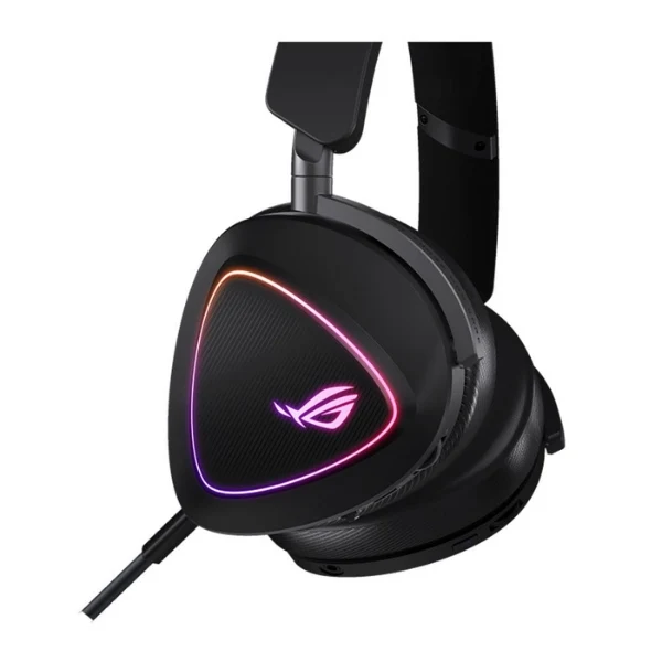 Audífonos Gamer Inalámbricos ASUS ROG Delta II - ROG SpeedNova 2.4GHz Bluetooth 5.2 - Drivers 50mm Titanium - Micrófono 10mm Super-Wideband - ROG DELTA 2/BLK - Negro